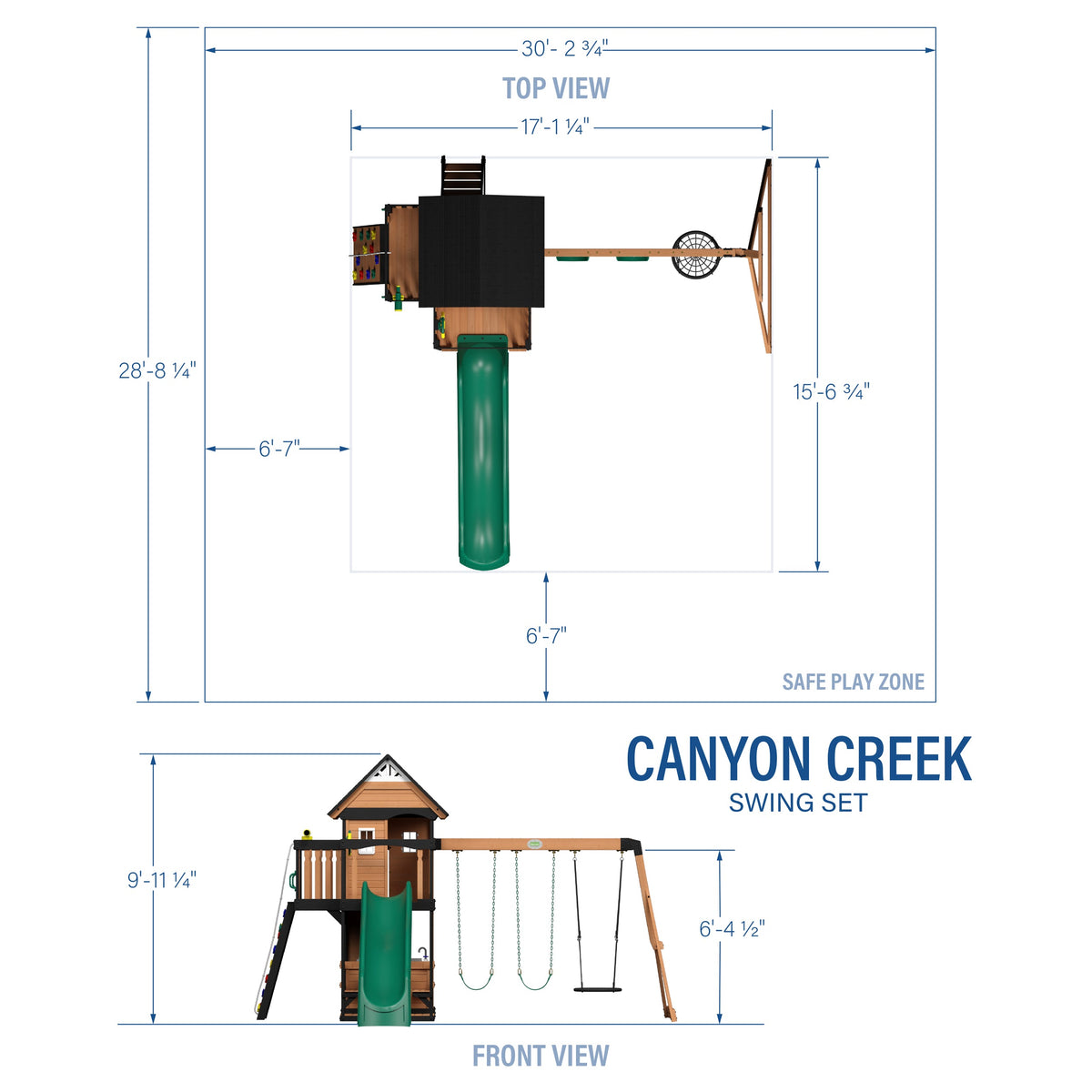 Canyon Creek Swing Set