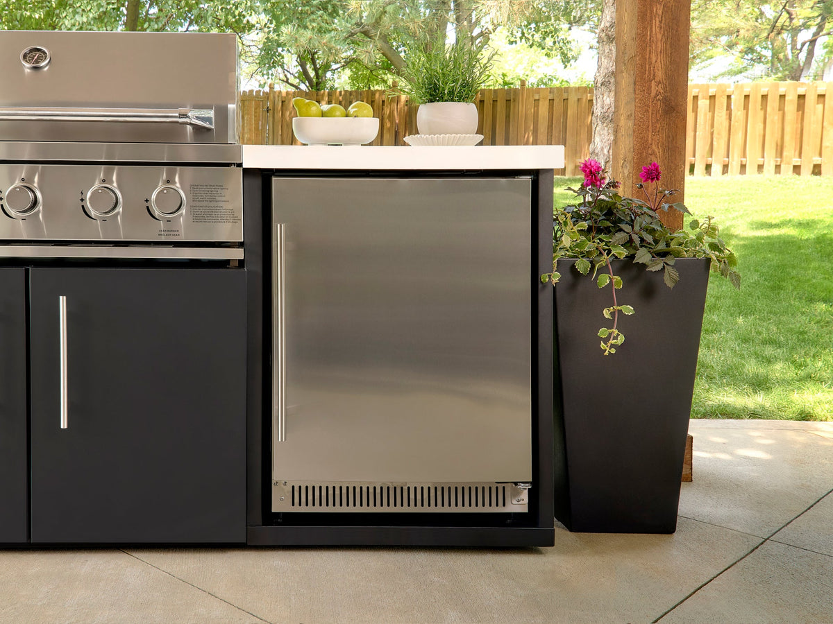 Emory | 9-Foot Outdoor Kitchen Island with Built-In Griddle