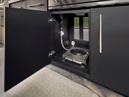 Lancaster | Galley Outdoor Kitchen with Built-In Grill & Griddle